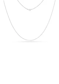 Silver Plated Singapore Chain 