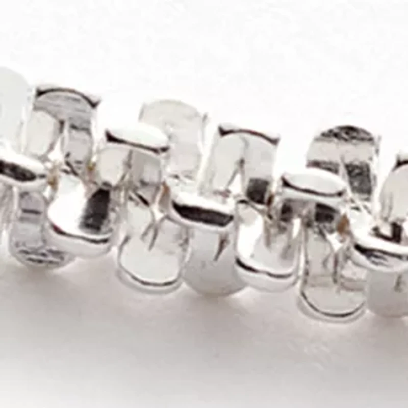 24" Silver Plated Fancy Rolo Chain