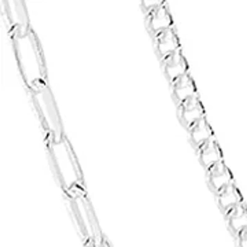 Silver Plated Chain Necklace