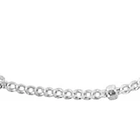 Silver Plated 18'' Chain Link Necklace