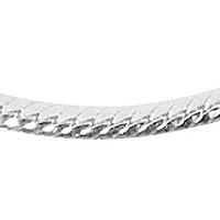 Silver Plated 18'' Chain Link Necklace