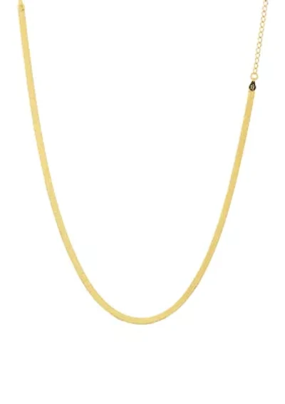 Gold Over Fine Silver Plated Chain Necklace