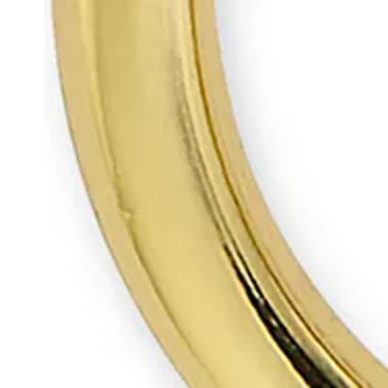 Hoop Earrings in 24K Gold Plated Sterling Silver