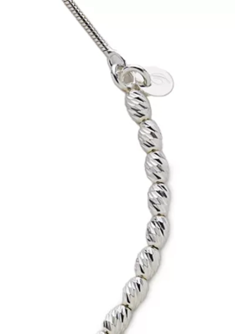 Sterling Silver Open Link Bracelet