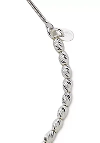 Sterling Silver Open Link Bracelet