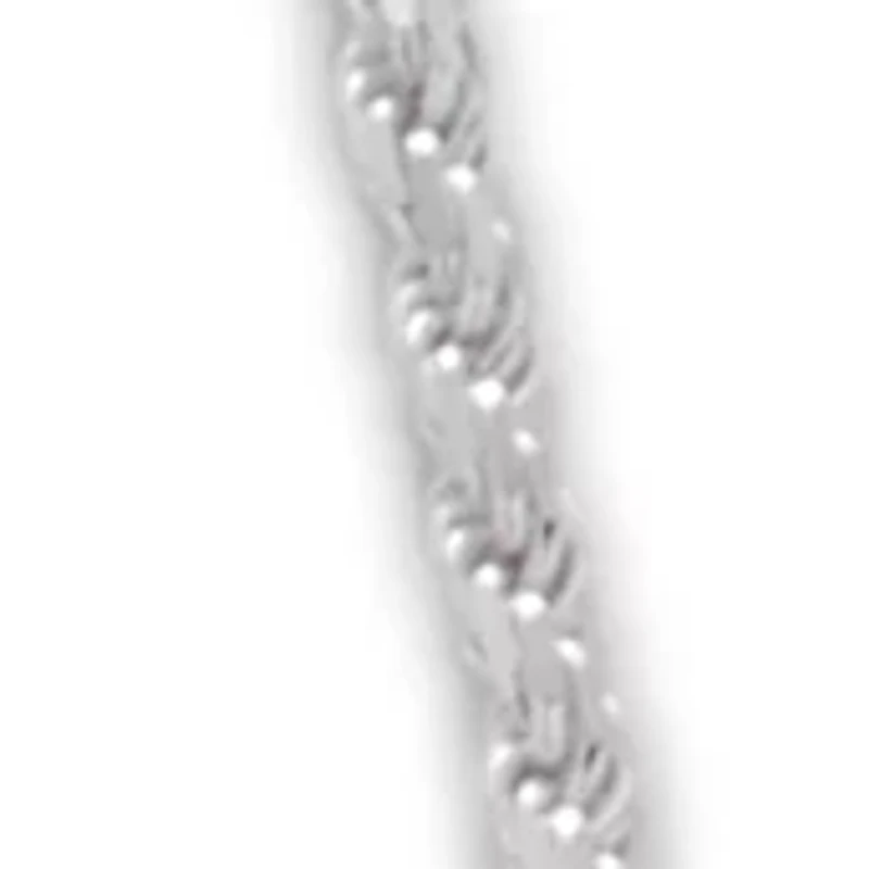 Sterling Silver 80 Rope Necklace