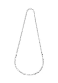 Sterling Silver Figaro Necklace