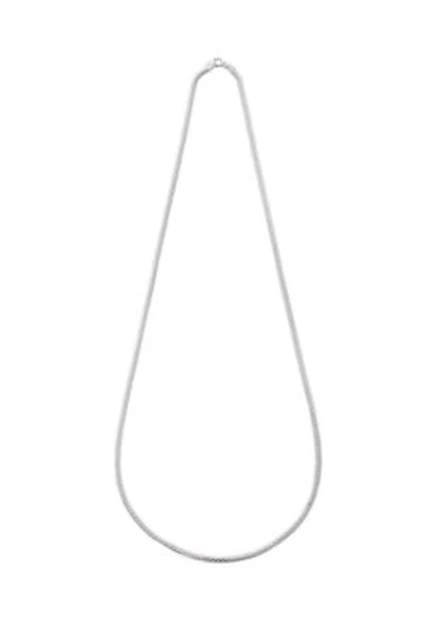 Sterling Silver Chain Necklace