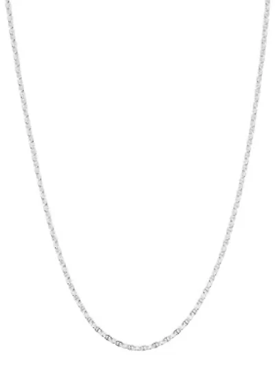 Sterling Silver Small Chain Link Necklace