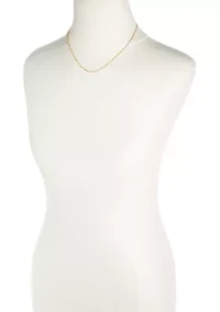 Sterling Silver Single Chain Necklace