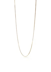 24k Gold over Sterling Silver Box Chain