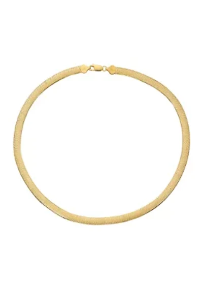 18 Inch Omega Chain Necklace