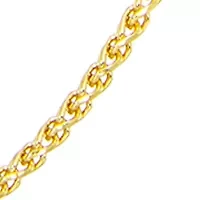 Gold Plated 18'' Wheat Chain Necklace