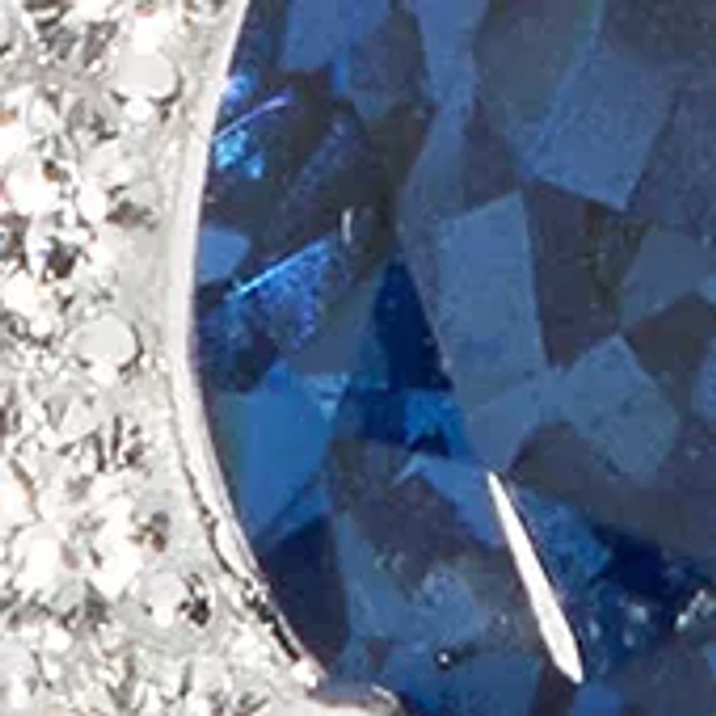 Fine Silver Plated Pendant Necklace and Earring Set in Light Up Box