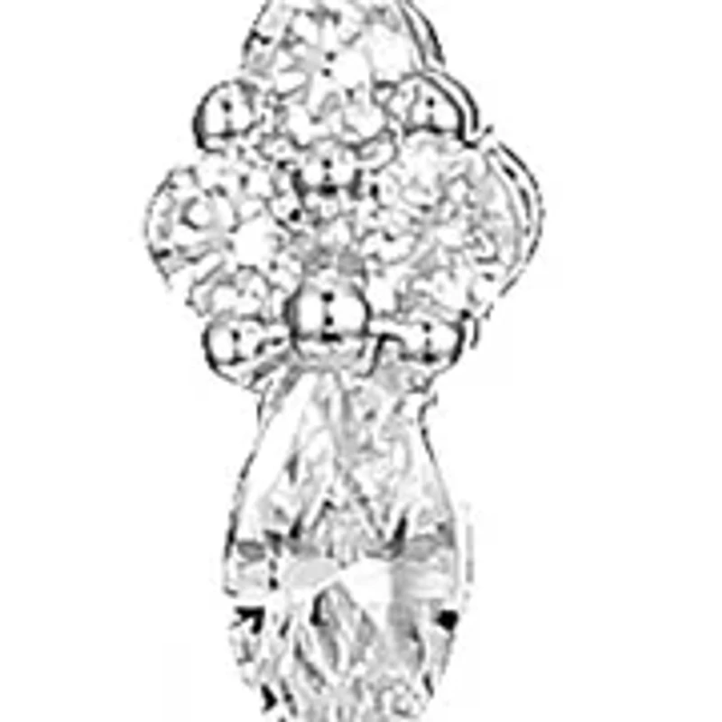 Cross Necklace and Stud Earring Set