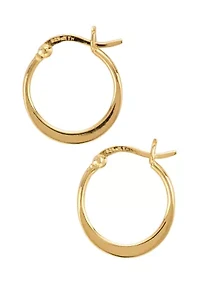 Gold Plated Hoop Earrings