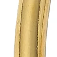 Gold Plated 18 Millimeter Oval Click Top Hoop Earrings