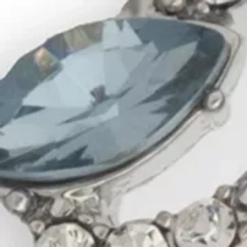 Blue Viney Bypass Cuff Bracelet