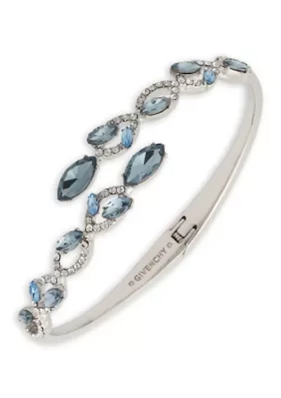 Blue Viney Bypass Cuff Bracelet