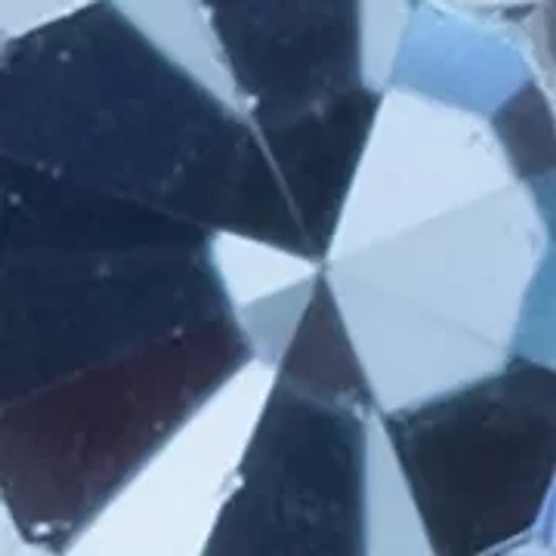 Silver Tone Light Sapphire Drop Earrings