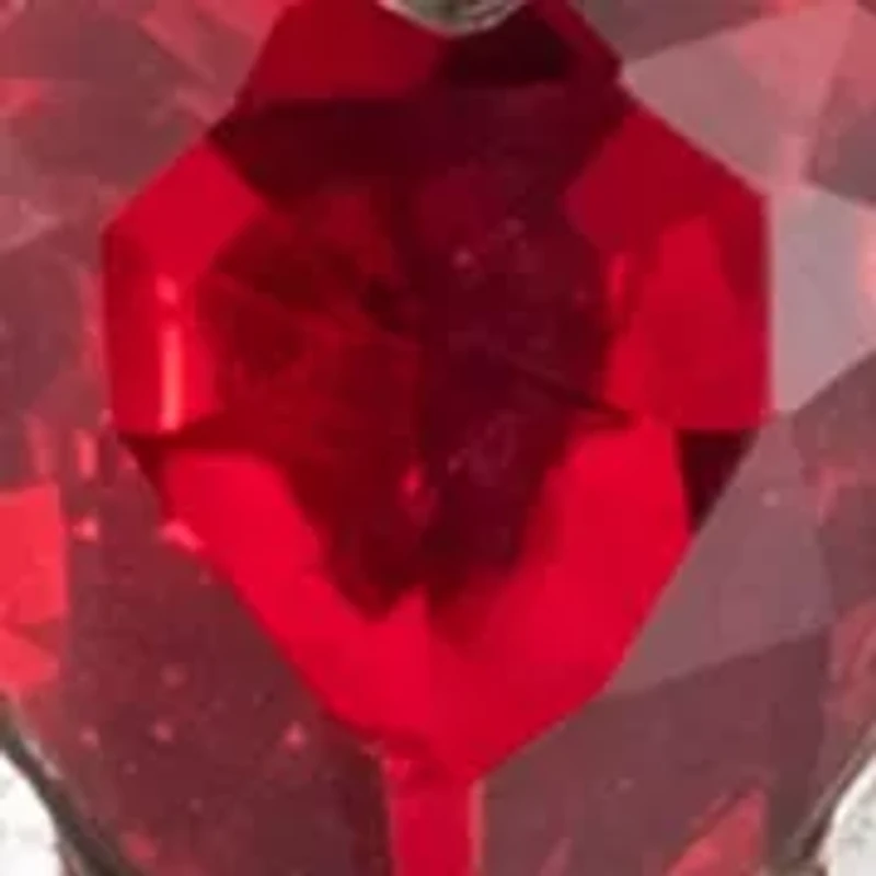 Crystal Heart Orbital Earrings