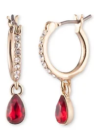  Siam Huggie Drop Earrings