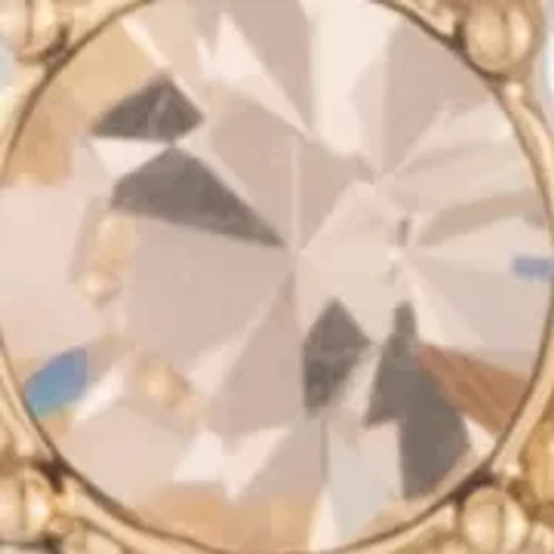 Pavé Pear Linear Earrings