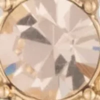 Pavé Pear Linear Earrings