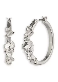  Crystal Hoop Earrings
