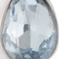 Light Sapphire Huggie Drop Earrings