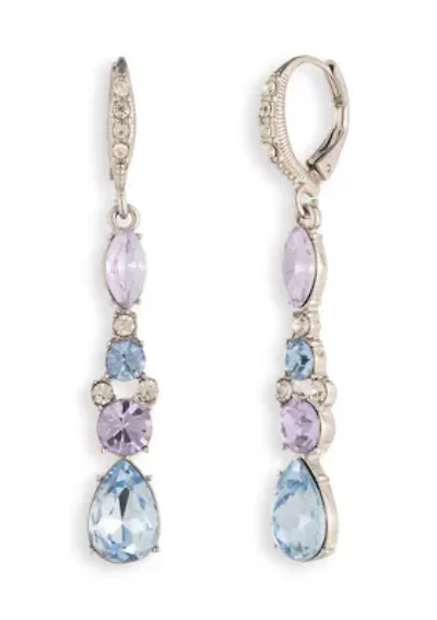 Multi Stone Linear Earrings