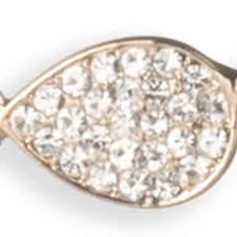 Pavé Crystal Frontal Necklace