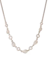 Pavé Crystal Frontal Necklace