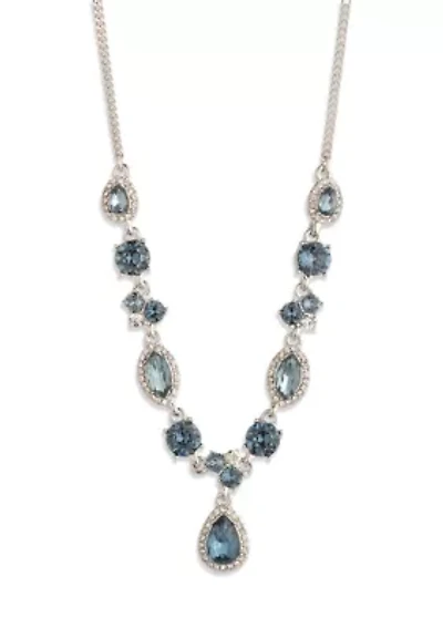 Multi Crystal Pendent Necklace