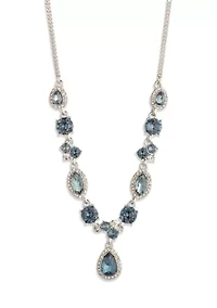 Multi Crystal Pendent Necklace