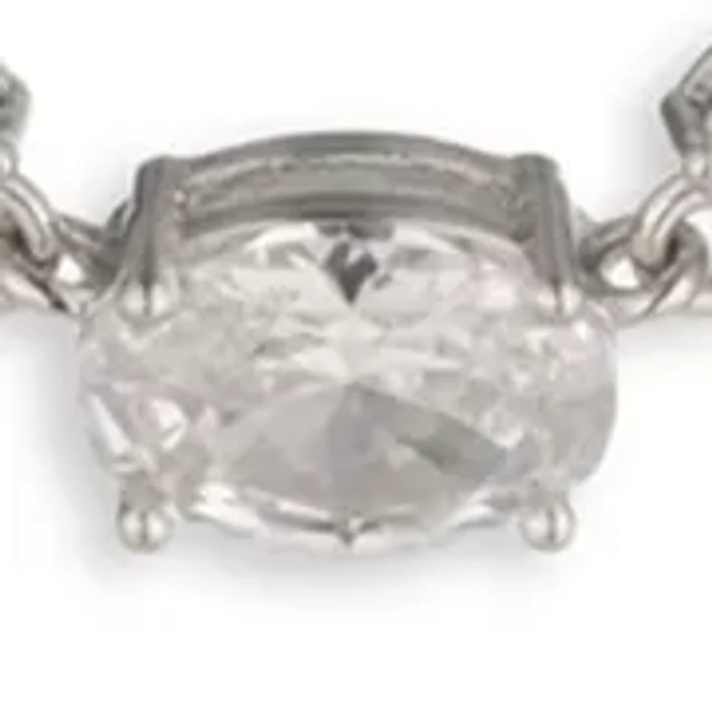 Cubic Zirconia Frontal Necklace