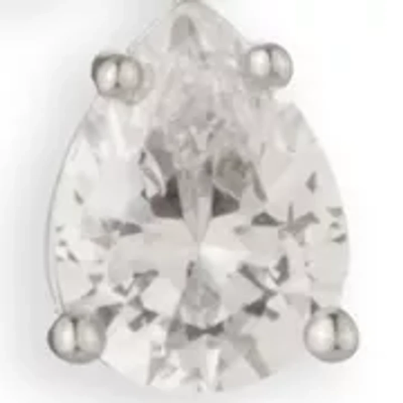 Statement Cubic Zirconia Pendant Necklace