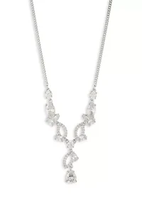Statement Cubic Zirconia Pendant Necklace