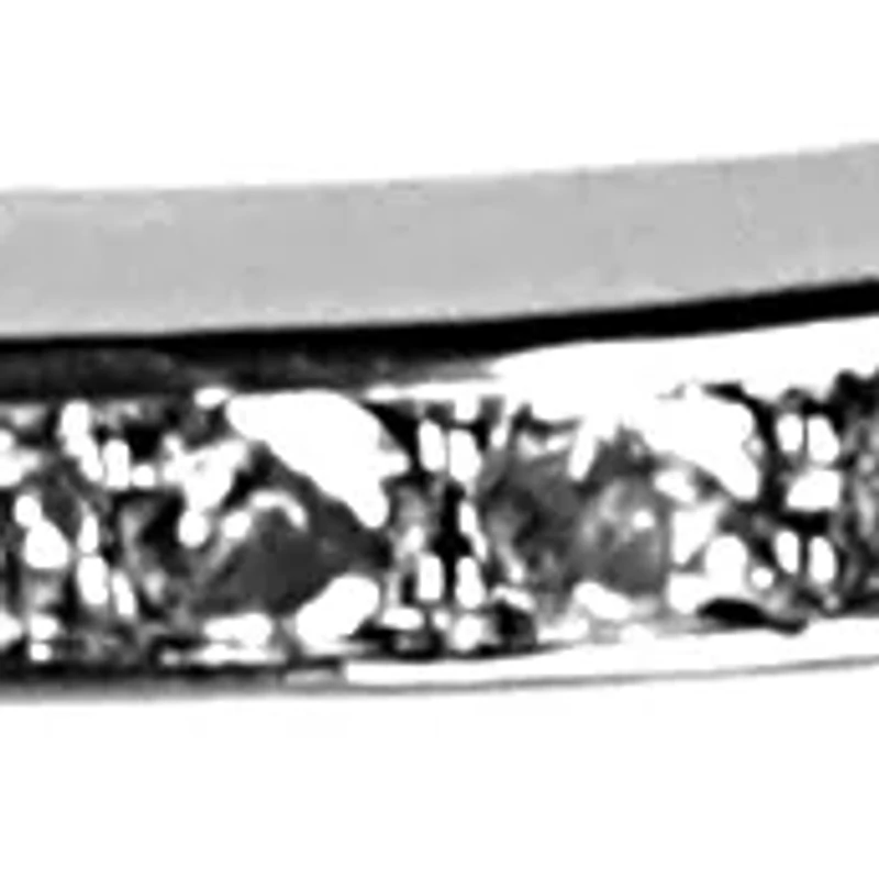 Gold-Tone Pave Bangle Bracelet