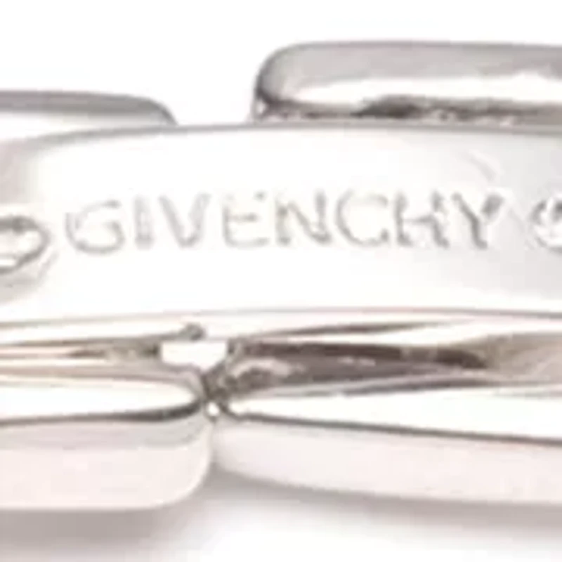 Silver Tone Crystal Stone Flex Bracelet