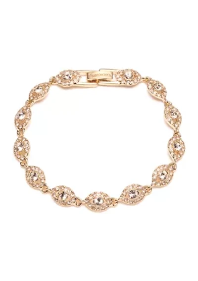 Gold Tone Silk Flex  Bracelet 
