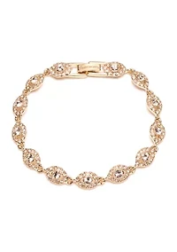 Gold Tone Silk Flex  Bracelet 