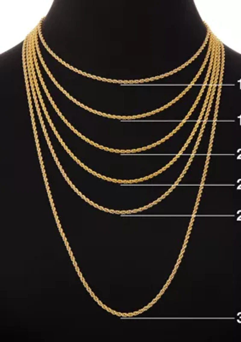 Sterling Silver Diamond Cut Oval Link Chain Necklace