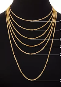 Sterling Silver Polished Flat Valentino Link Chain Necklace