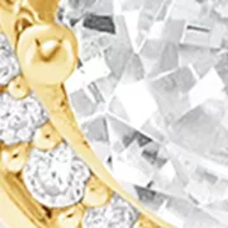 Sterling Silver Cubic Zirconia Infinity Pendant Necklace