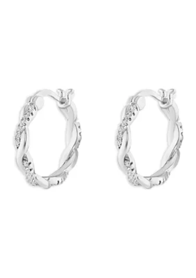 Twisted Hoop Earrings
