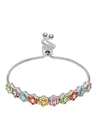 Multi Flower Bolo Bracelet