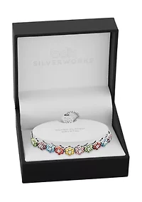 Multi Flower Bolo Bracelet