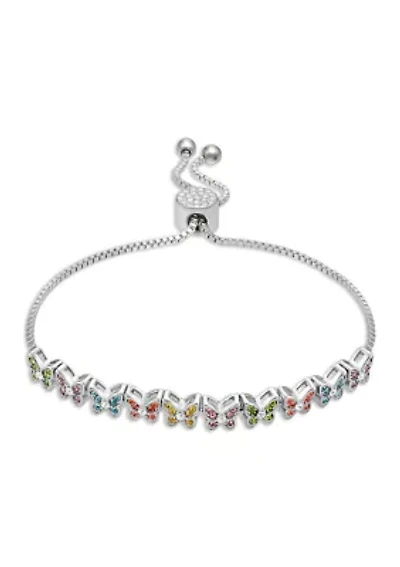 Multi Butterfly Bolo Bracelet