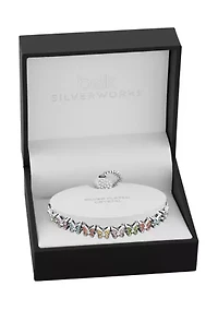 Multi Butterfly Bolo Bracelet